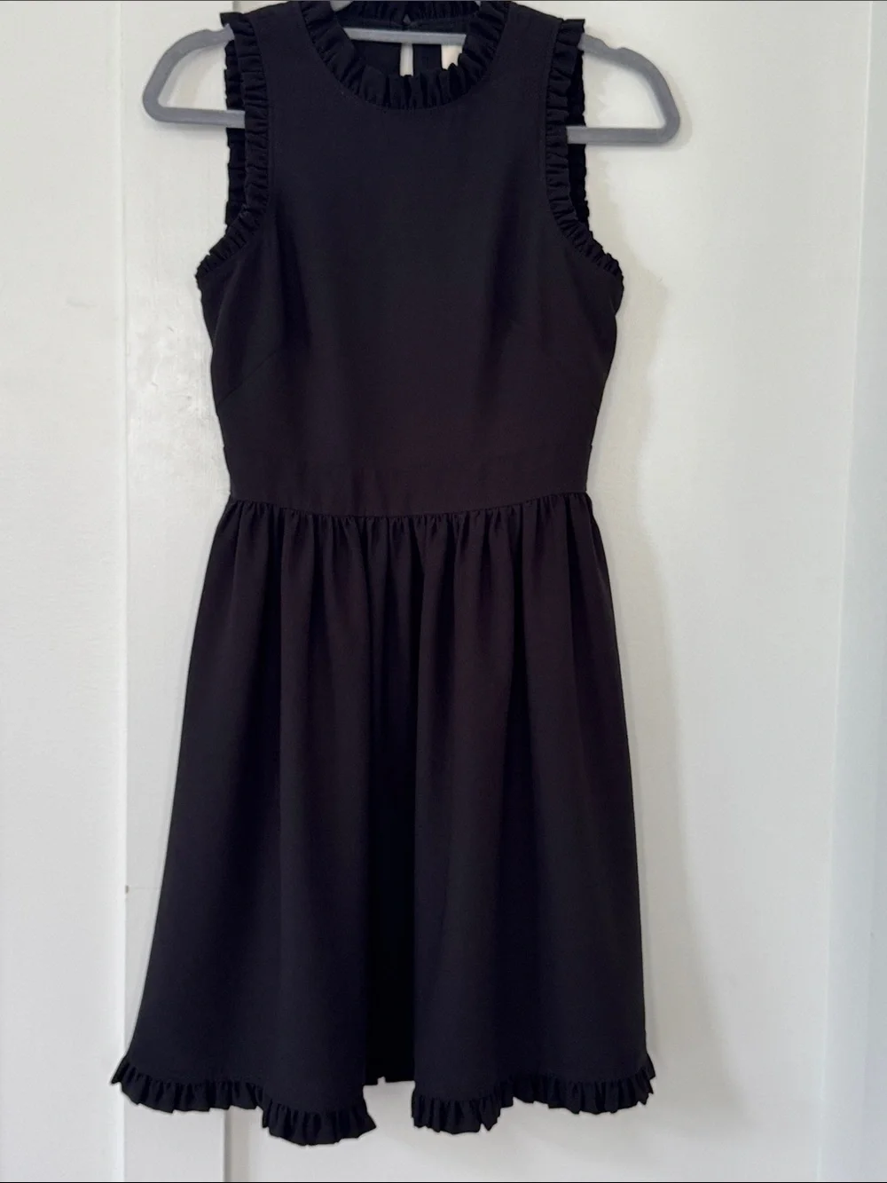 kate spade ruffle fit and flare dress Kate Spade Dresses | Nwt Kate Spade Dress | Color: Purple/Red | Size: 14